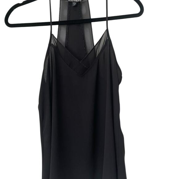 Black Halter Tank – EXPRESS, Sleeveless, Sz XS, Excellent - Picture 4 of 6